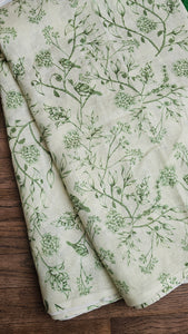 Green Toile Linen