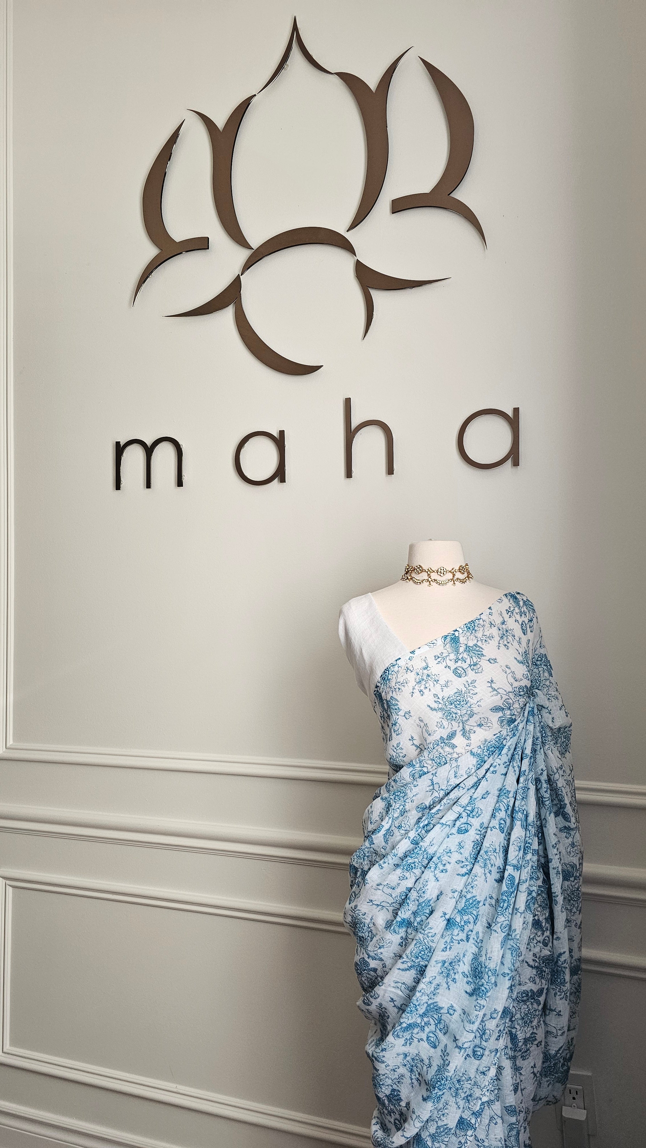 Floral Toile Linen