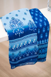Santorini Georgette Saree