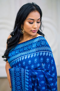 The Mediterranean Sea Saree