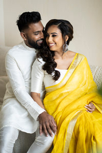 Custom Pure Linen Saree